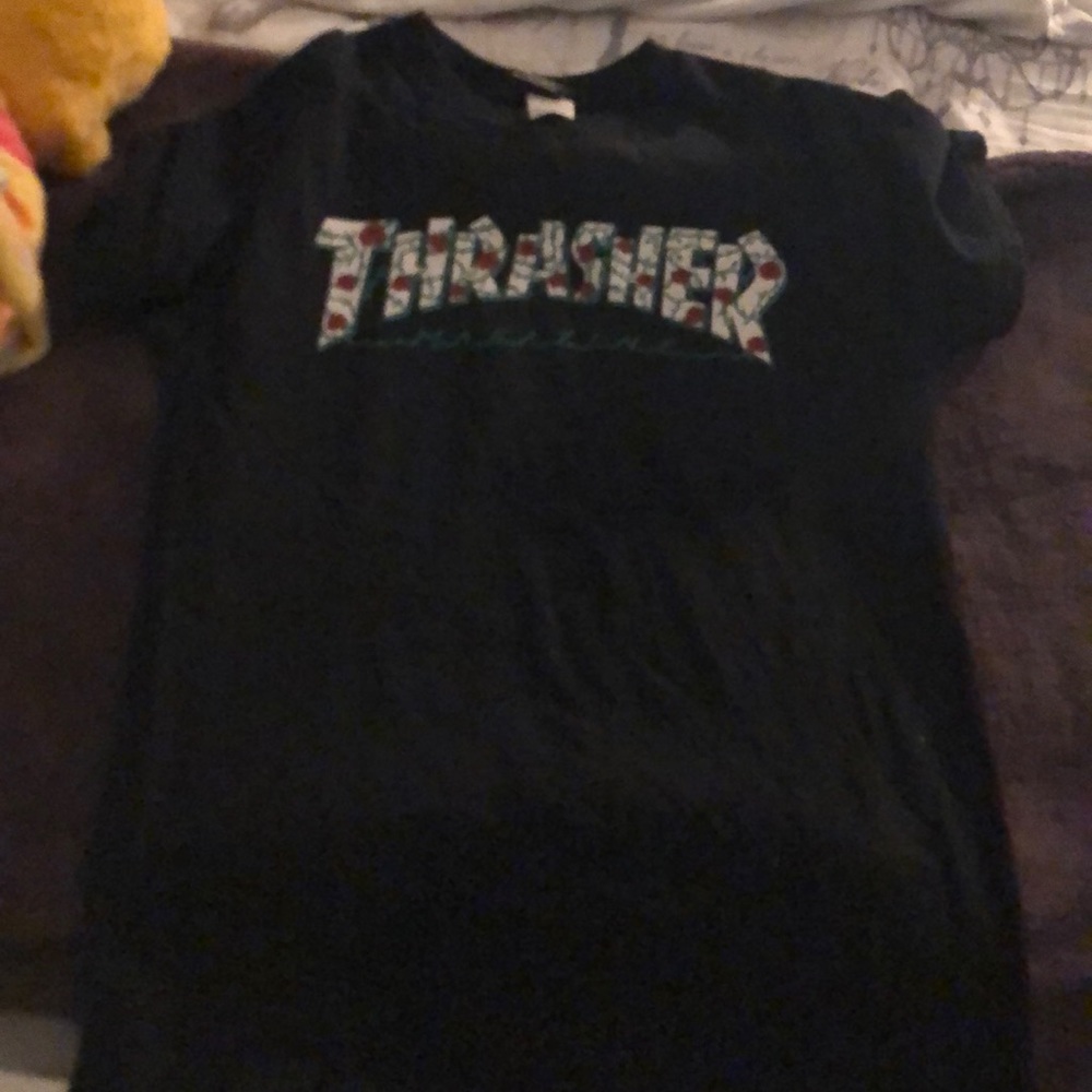 black thrasher shirt